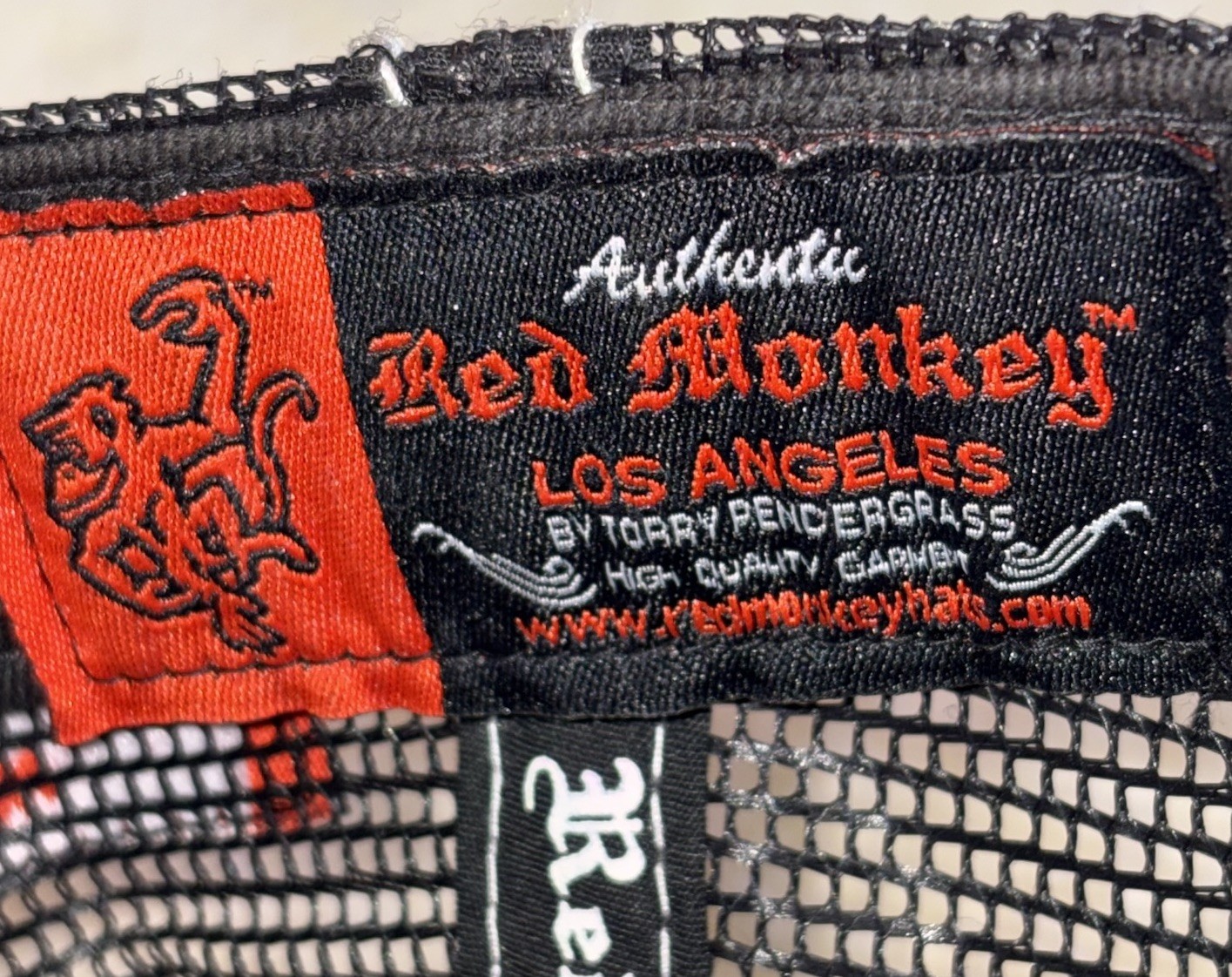 Authentic Red Monkey Los Angeles Embroidered Snap… - image 10