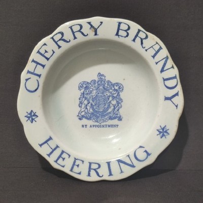 Vintage Cherry Heering Cherry Brandy Denmark Porcelain Small Plate Dish 5''