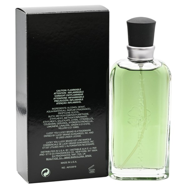 LUCKY YOU de Lucky Brand colonia para hombre 3.3 / 3.4 oz EDC Nuevo en caja 4