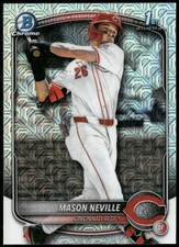 2025 Bowman Draft #BDC-109 Mason Neville Chrome Mojo Refractor