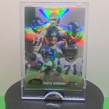 Topps 511/579 Seattle Seahawks #4 refractor NFL Football Card 2006