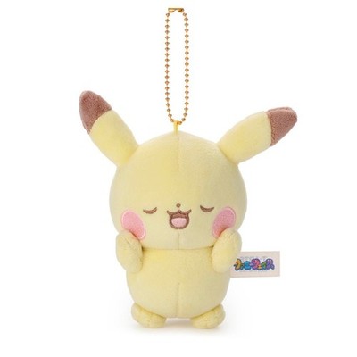Pokemon Frieden lustiges Gesicht Ball Kette Maskottchen Pikachu Plüschtier...