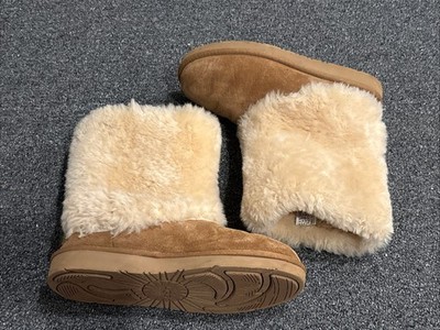 Ugg Boots Sz 8 S/N # 1006011 Brown Chestnut Suede Shearling