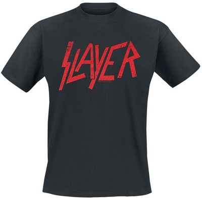 Slayer T-Shirt Herren Logo schwarz Band-Merch, Bands