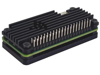 Carcasa de Aluminio Pasiva con Pines para Raspberry Pi Zero 2W y Pi Zero 2