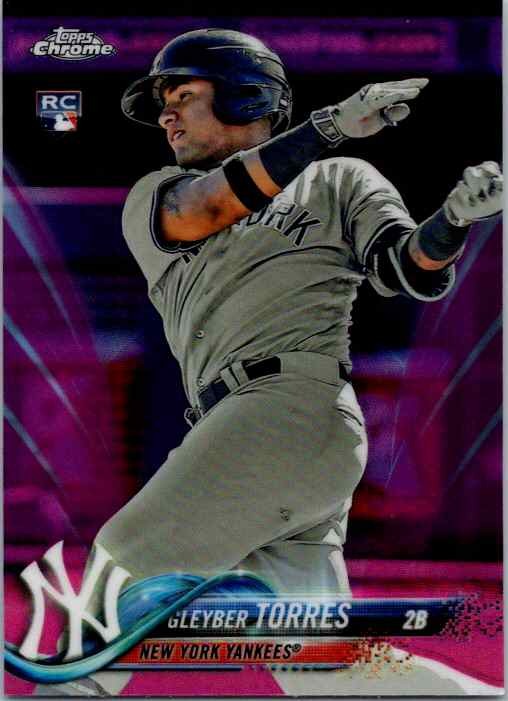 2018 Topps Chrome #31 Gleyber Torres Pink Refractor