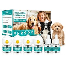 Dog Calming Pheromone Diffuser Kit   10-Pack with 4 Plug-Ins  6 Refills, 180...