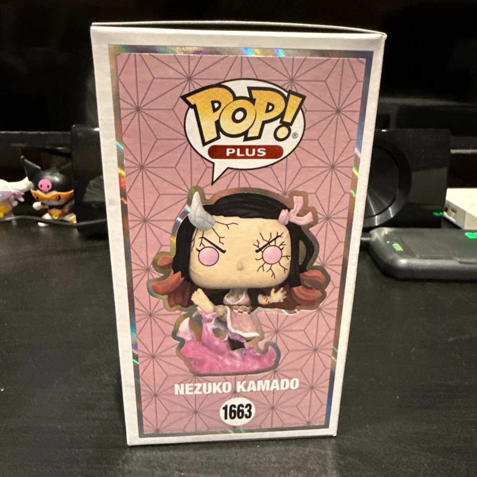 Funko Pop! PLUS Demon Slayer Nezuko Kamado GITD GLOW #1663! Exclusive - Image 4 of 4