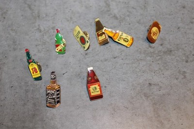 set pins alkohol whisky jb jack daniels get bier budweiser cors