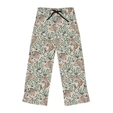 Leopard Print Jungle Theme Pajama Pants