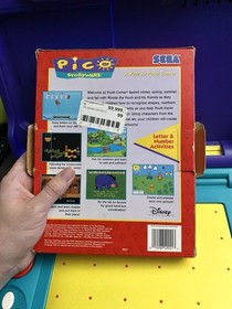 SEGA PICO LEARNING SYSTEM CONSOLE ORIGINAL BOX+5 GAMES 3 CIB ALL TESTED WORKING