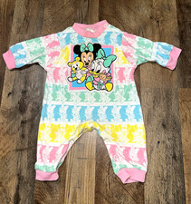 Vintage Disney Babies Baby Mickey Collection Romper - 0/6M
