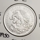 Photo of a 1950 Mexico Un Peso Silver from an eBay listing that sold on Jul 4, 2026