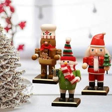 Nutcracker Soldier Shelves Tables Decor Birthday Gifts for Christmas Xmas