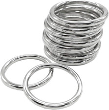 Metal Rings 2 Inch Macrame Metal Rings for Crafts for Macrame Plant Hangers Dog
