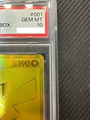 PSA 10 Pikachu V 001/015 25th Anniversary Golden Box Promo Pokemon