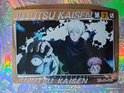 Karte Jujutsu Kaisen Yuji Gojo Megumi Nobara Sukuna Yuta Maki Toge