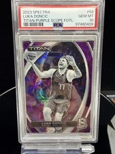 2023 Spectra Luka Doncic Titan Purple Scope FOTL /15