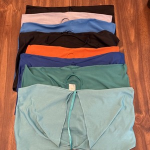 Lot Of 8 Cloth Book Covers Multi Colored