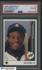 #1 1989 Upper Deck Star Rookie #1 Ken Griffey Jr Mariners RC HOF PSA 6 EX-MT