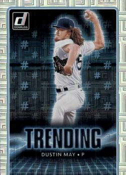 2021 Donruss #TR10 Dustin May Trending Vector NM