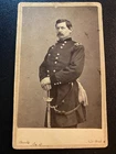 Brady CDV - Civil War General George McClellan in Full Uniform w/Sword