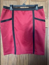 Vintage Dots Classic Red-Black Skirt Size Large
