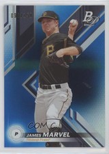 2019 Bowman Platinum Wal-Mart Top Prospects Blue Foil 91/150 James Marvel n1u