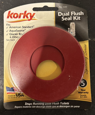 Lavelle Korky Toilet Dual Flush Seal Kit    #440 Made In The USA Quality Seals