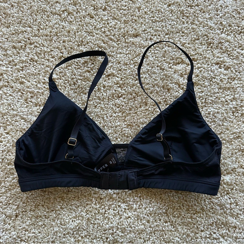 Pepper Black Triangle Bralette Medium - image 2