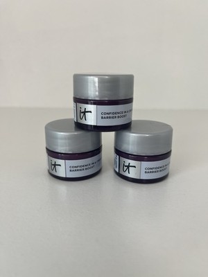 3x IT Cosmetics Confidence In A Cream BARRIER BOOST DAILY REPAIR - .237 Oz Each