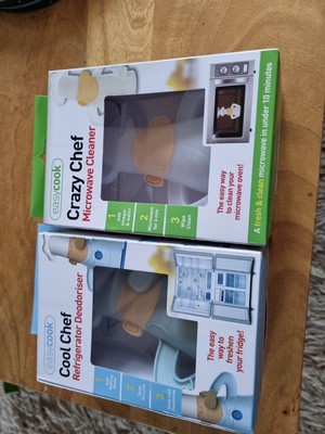 Easycook, Cool Chef X2 Kühlschrank Deodorierer + Mikrowellenreiniger Neu im Karton