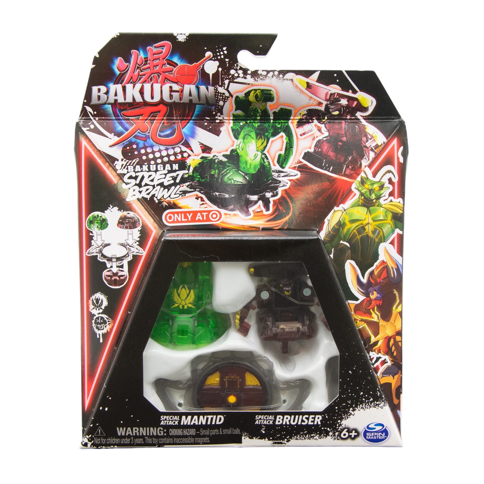 Специальная атака Богомола и громилы в уличной драке Бакуган Рисунок 2-Pack 1990₽