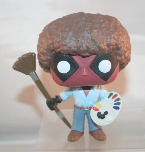 Funko Pop! Marvel - Deadpool as Bob Ross - #319 - OOB