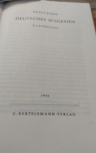 Deutsches Schlesien , ein Bildbändchen von Ernst Birke, 1956, Bertelsmann - Bild 2 von 5