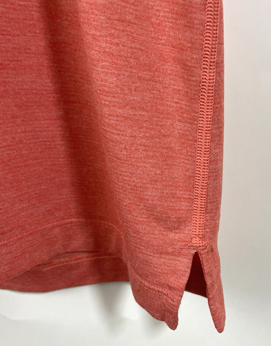 Lululemon shirt Men's M/L Train and Gain Orange Blue Short Sleeve Tee stretch - Picture 5 of 7
