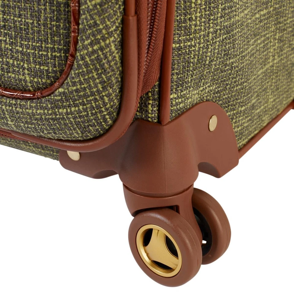 *Juego de equipaje Samantha Brown vintage de 2 piezas de tweed - negro Foto 2 de 4