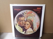 CASABLANCA CED VideoDisc 1943 RCA SelectaVision Humphrey Bogart Bergman