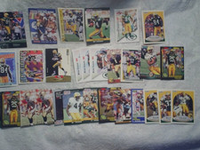 8 STERLING SHARPE + 21 1989-1997 PACKERS FOOTBALL CARD LOT, Robert Brooks,Howard