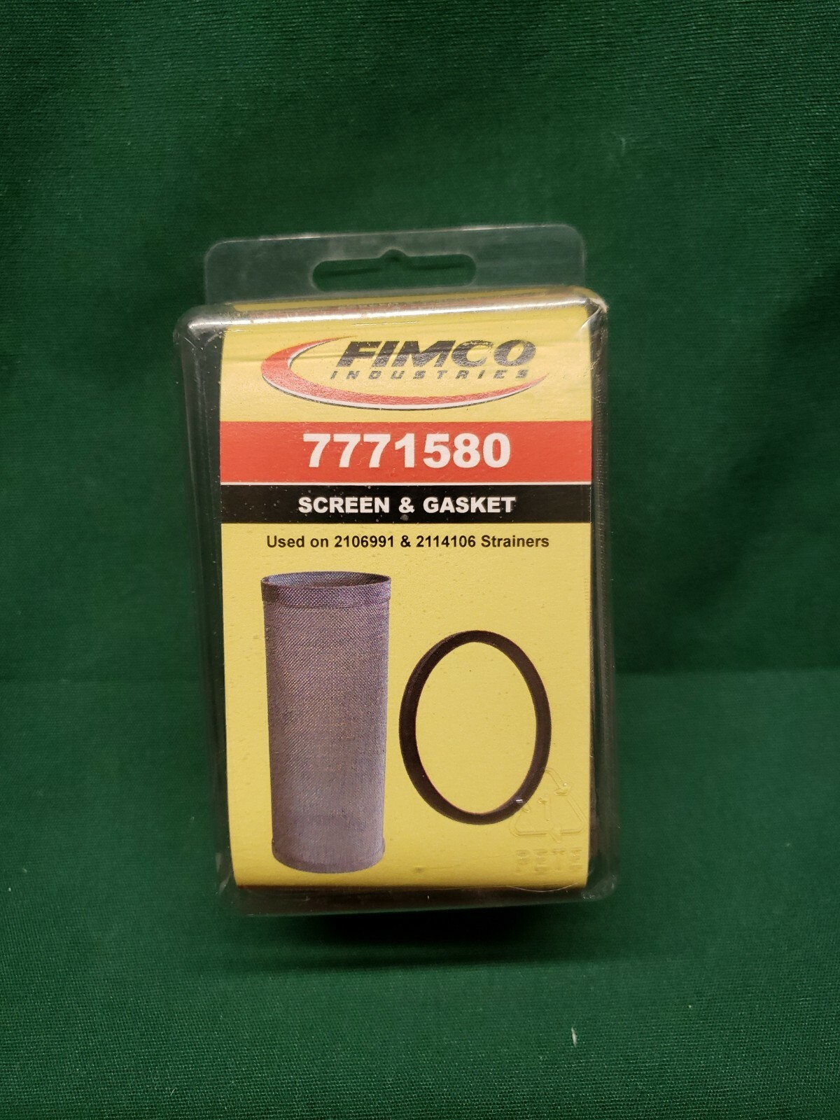 FIMCO 7771580 50m Screen/gasket for 3/4” STD Line Strainer Oem