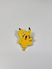 Pokemon Lapel Pin Pikachu Happy Jumping