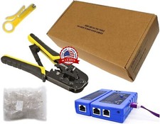 herramienta de corte y pelado engarzado RJ45 pelacables de red con conectores