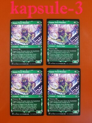 4x Kappa Tech-Wrecker | Showcase | Kamigawa Neon Dynasty | MTG Magic Cards