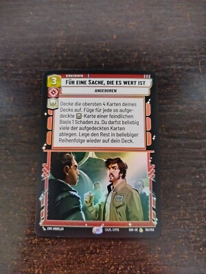 SOR Foil Einzelkarten Deutsch Star Wars Unlimited Funke einer Rebellion Rar