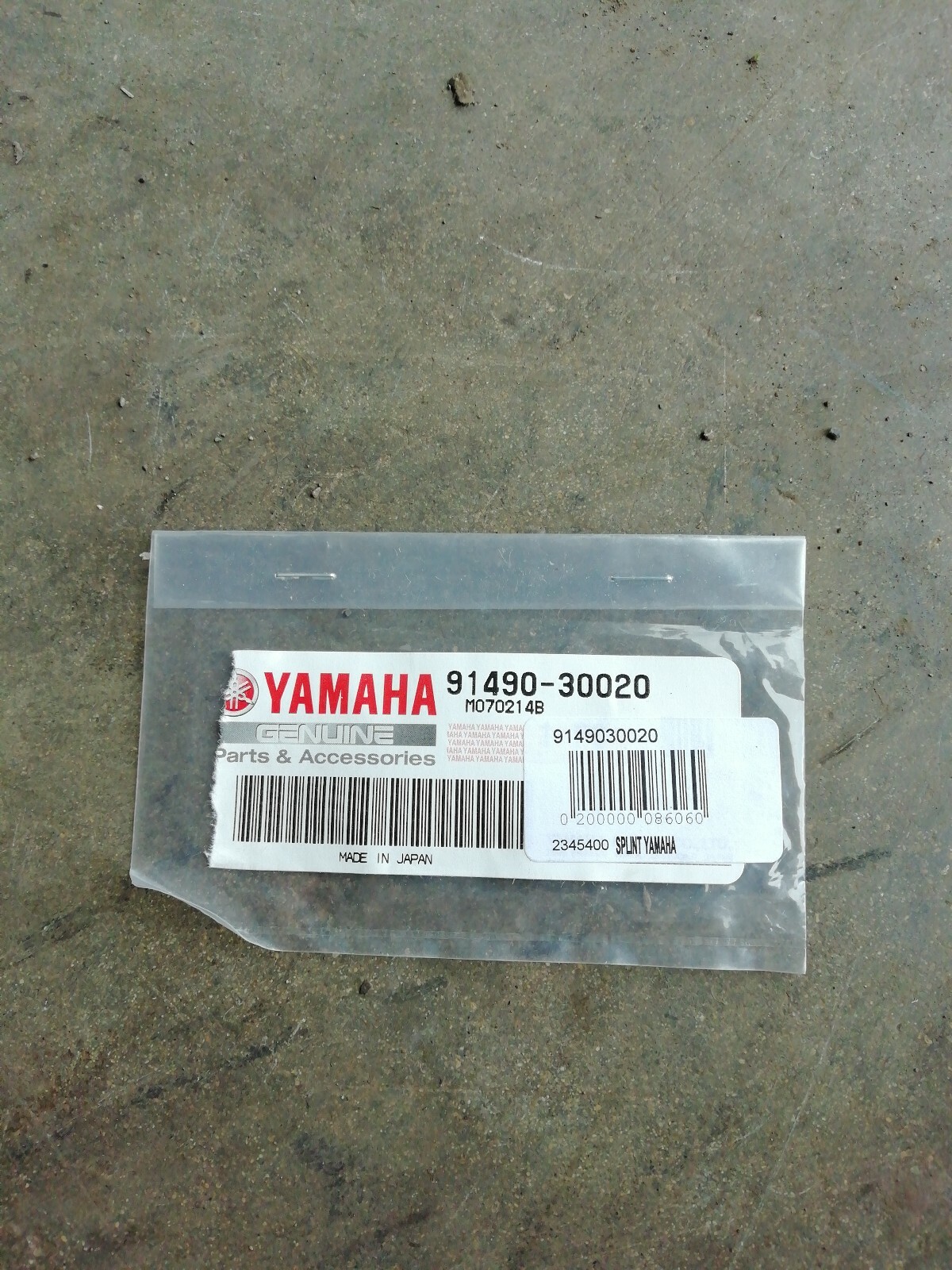 Yamaha boat motor engine Genuine Splint Model No. 91490-30020 split pin ...