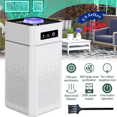 HEPA Air Purifier for Large Room up to 1200 sq ft 800 CADR Quiet 20dB Sleep Mode