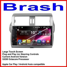 for LANDCRUISER PRADO 150 2014-17 GPS CARPLAY ANDROID AUTO ODB DAB+ TPMS DVR i