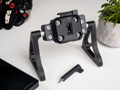 Zumo XT/XT2 Halter inkl. Sicherung für 12mm Haltestange z.B. BMW R1300GS/R1250GS