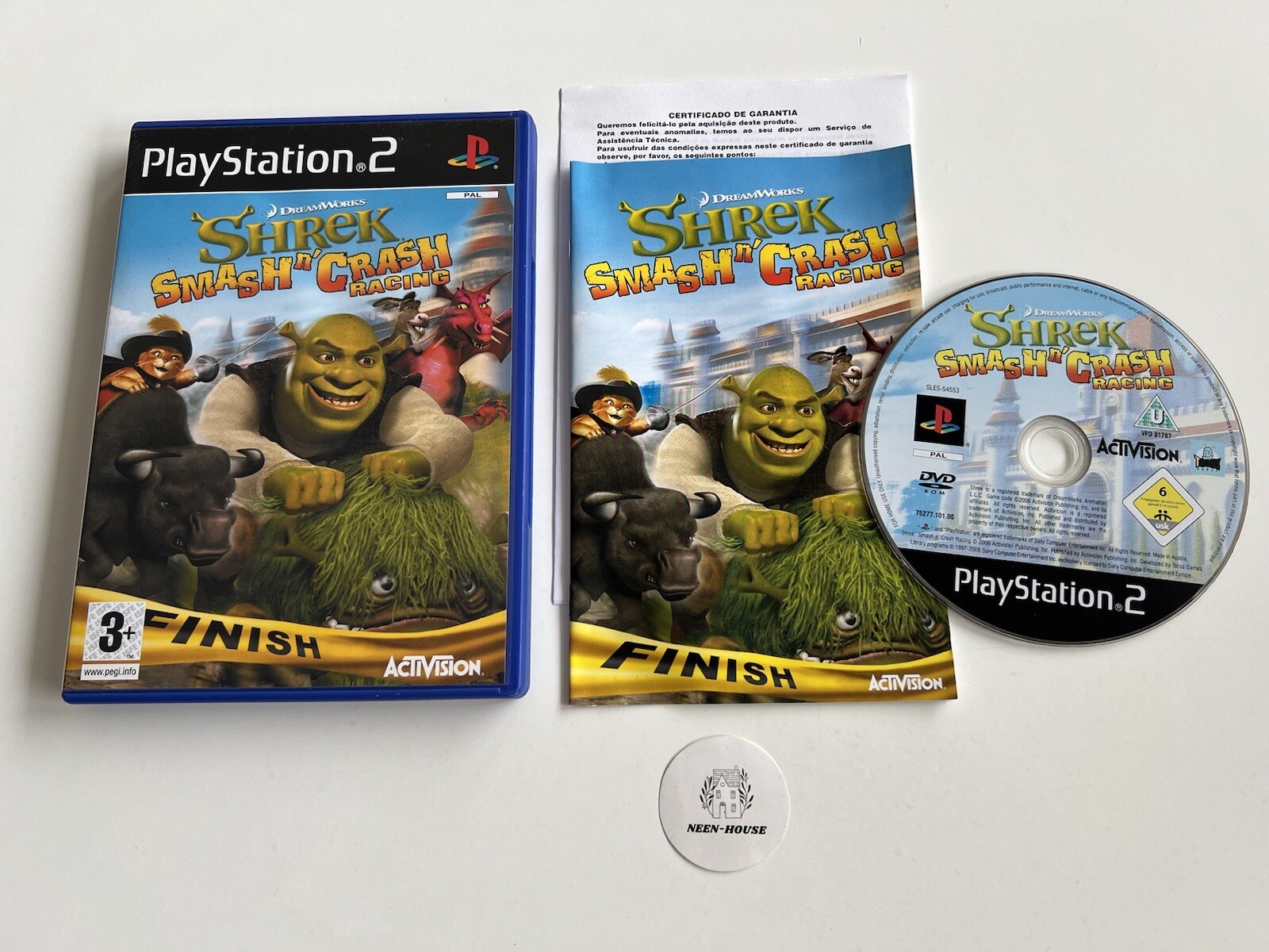 Shrek Smash n’ Crash Racing (DreamWorks) - PlayStation PS2 - PAL UK - Complet