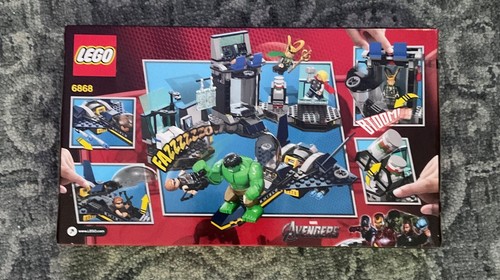 Lego 6868 Marvel Hulk's Helicarrier Breakout Loki Minifig NIB! 2012 - Picture 2 of 3
